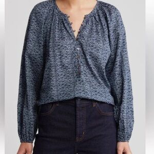 Rails Indi Midnight Dahlia Blouse